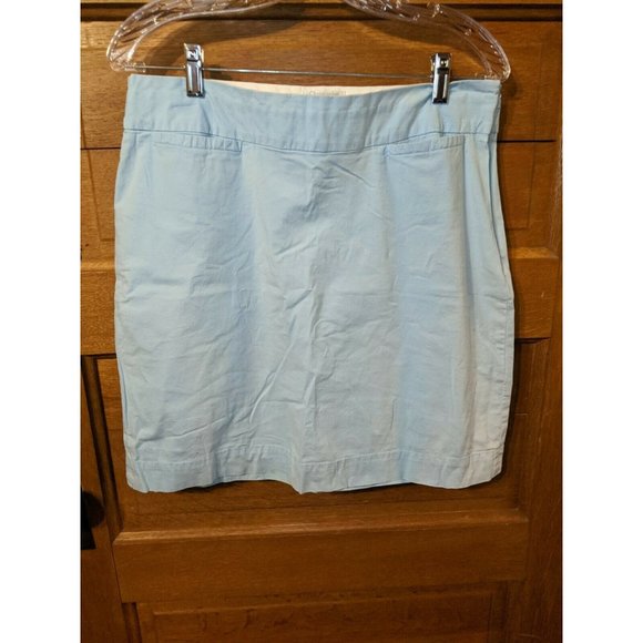 CJ Banks Size 10 Light Blue Skirt Modest Christopher Womens - Picture 2 of 8